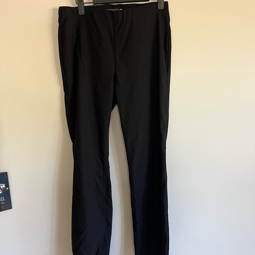 Crosby Black Textured Trousers